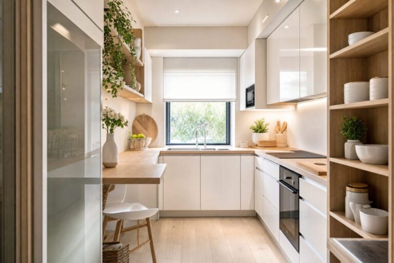 10 idées agrandir petite cuisine — agrandir visuellement une petite cuisine