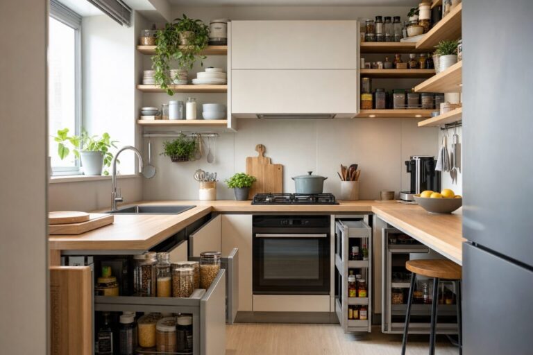 Optimiser rangement petite cuisine : guide pour une cuisine de moins de 8 m²